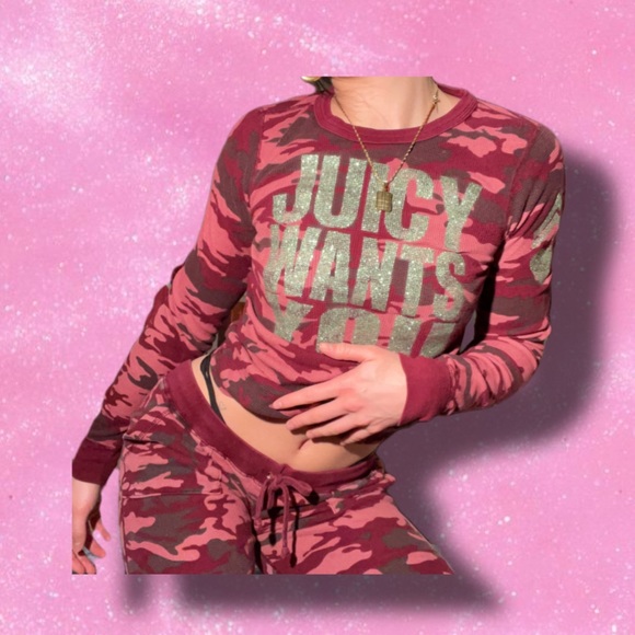 JUICY COUTURE CAMO SWEATSET💕 - Picture 2 of 4